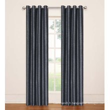 Rideaux de fenêtre 100% polyester noir